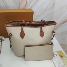 Louis Vuitton — Louis Vuitton Neverfull Embossed Trim W/ Box — Handbag — resale