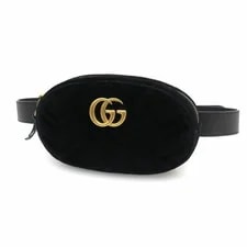 Gucci — Gucci GG Marmont Velor Waist Back 476434 A — Handbag — resale