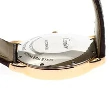 Cartier Ronde Solo W2RN0008 36mm Pg/ss Silver #C16572 3