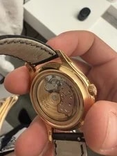 Patek Philippe Annual Calendar Auto Rose Gold Black Dial Leather Strap Exhibit 2