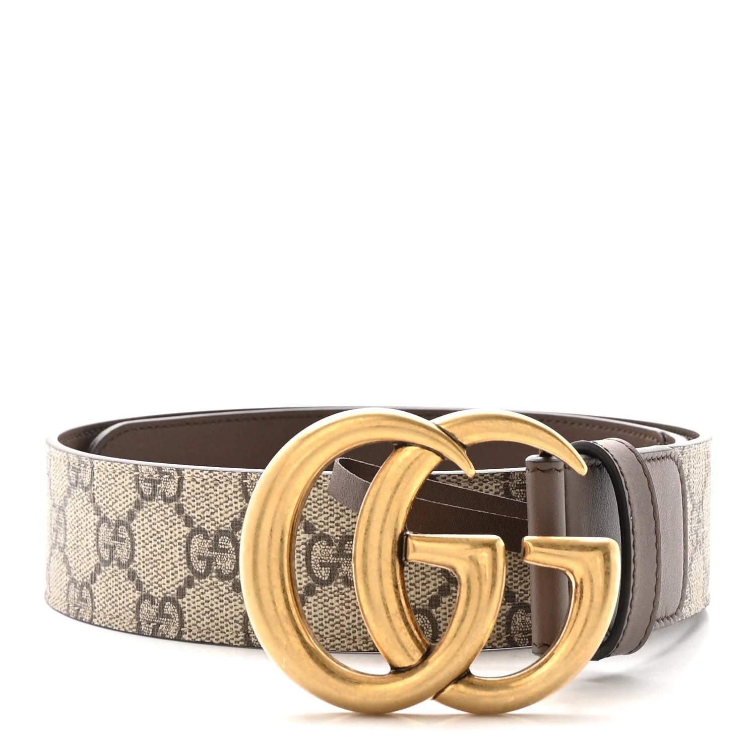 Gucci — Matte Plutone Double G 40mm Belt 75 30 New Acero — Accessory — resale