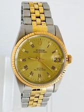 Tudor Prince Oysterdate 72033 Automatic 18K Gold Bezel 10Diamond 3