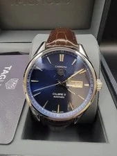 TAG Heuer — TAG Heuer Carrera Day Date Calibre 5 Blue Automatic NEW WAR201E.FC62 — Watch — resale