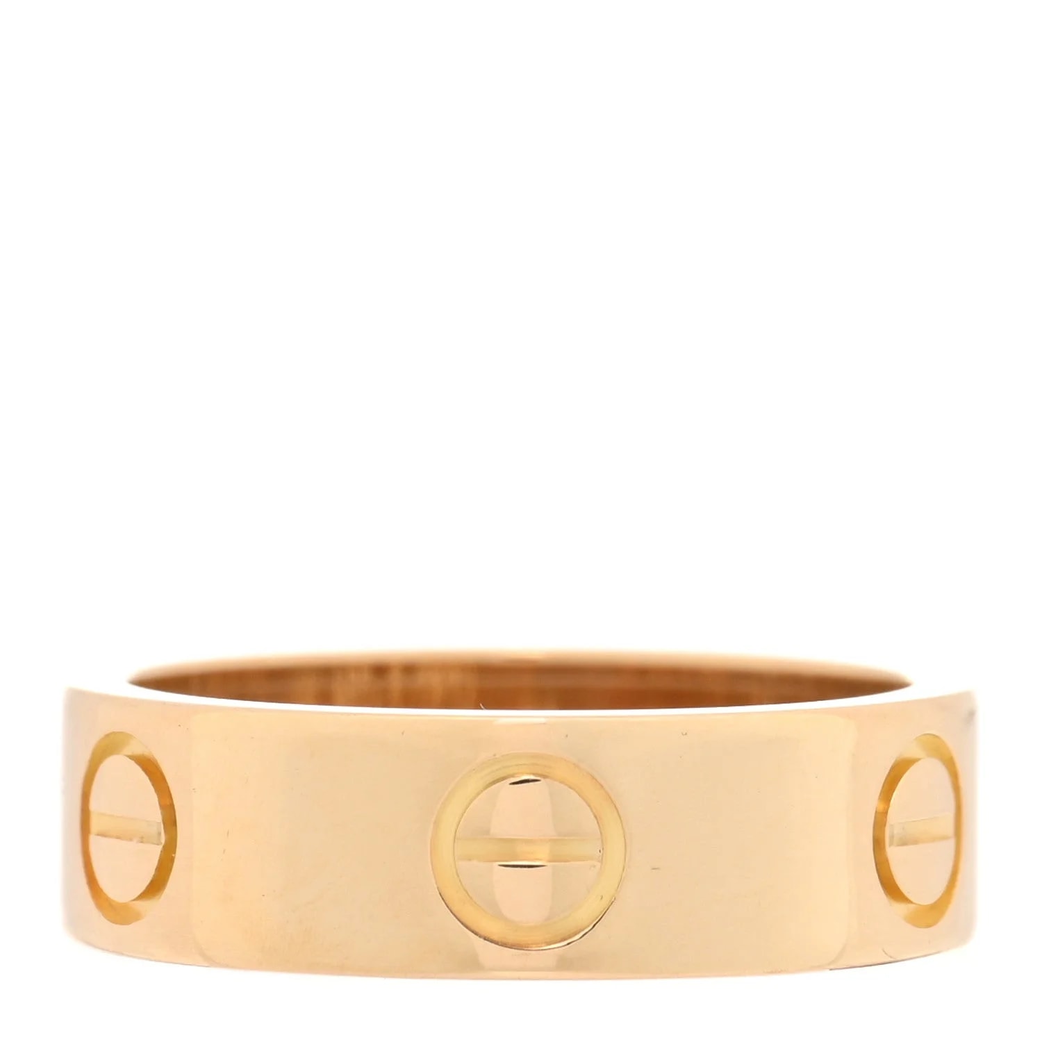 Cartier — 18K Yellow Gold 5.5mm Love 50 5.5 — Jewelry — resale