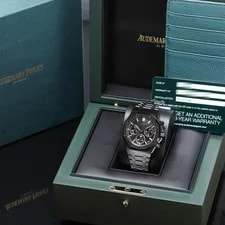 Audemars Piguet Royal Oak 41mm Black Ceramic Dial & Bezel Integrated 26240CE 2