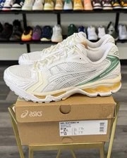 Size 8.5 - Asics Gel-Kayano 14 White Gold 1203A537-107 New 3