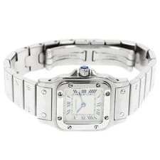 Cartier — Cartier Santos Galbe SM W20017D6 24mm SS Beige Dial Quartz #C3902 — Watch — resale