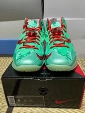 2013 Nike Lebron 11 Glow Lt Crmsn-Arctc 616175-301 Us9 2