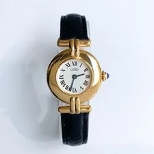 Cartier Masto Corise Roman Dial Gold Watches 2