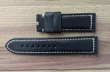 Panerai — Panerai Black Leather Belt 24mm Unused New Style From Japan — Watch — resale