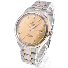 With Paper Tudor Style 12503 3P Diamond Gold Dial Automatic B 2