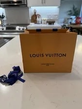Authentic Louis Vuitton Empty Paper Handles Retail NEW 2
