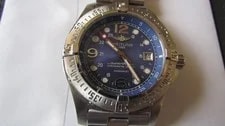 Breitling — Breitling SuperOcean Chronometer Stainless Steel Blue Dial 2000m — Watch — resale