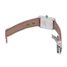 Cartier Tank W5200000 ( 3170) 31mm Stainless Steel Pink #WW2740 4