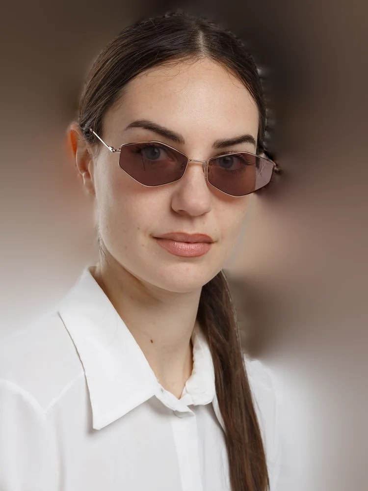 Hickmann Hi3231 Rose Gold Metal Sunglasses — 2