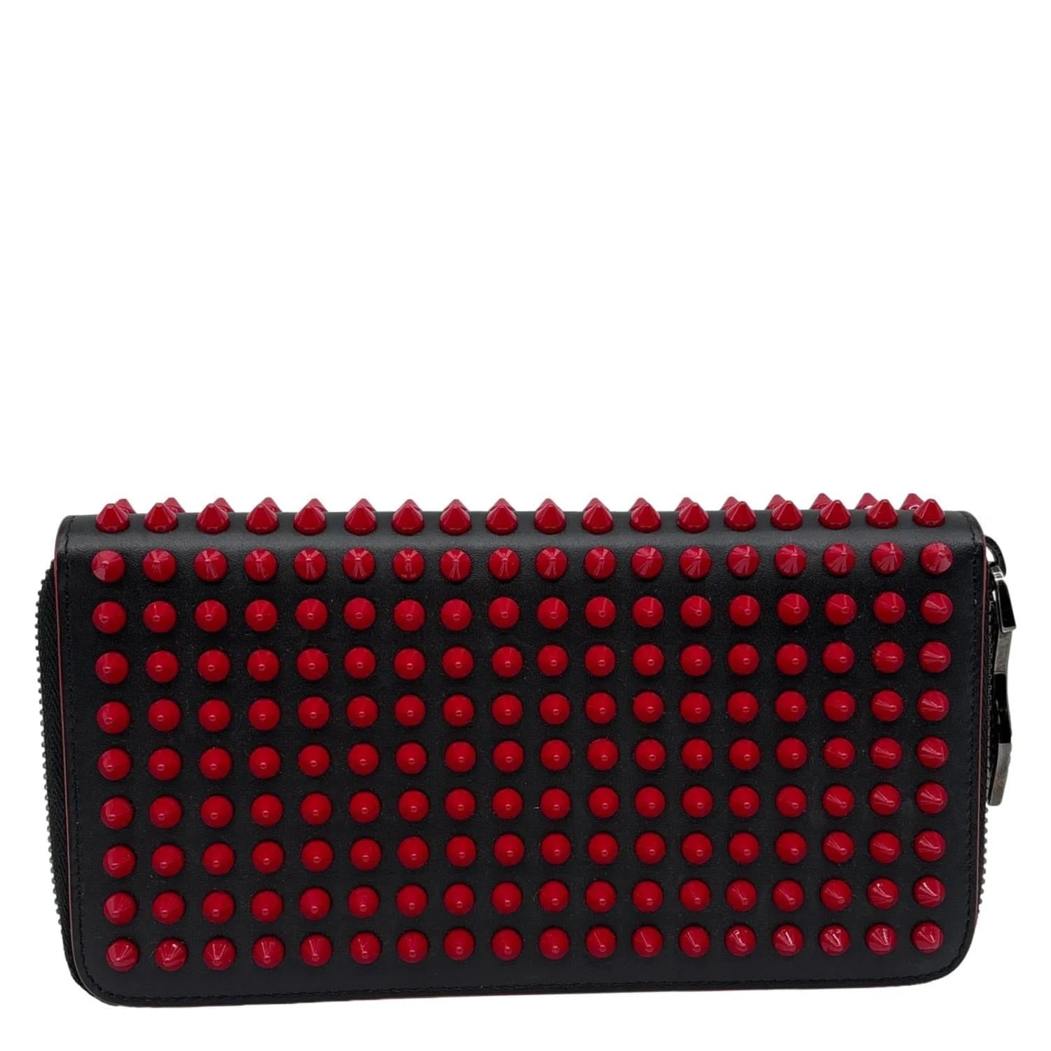 Christian Louboutin — Christian Louboutin Panettone Spikes Zip Around Wallet — Handbag — resale
