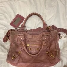 Balenciaga — Balenciaga Satchel Top Handle Zip Closure Hardware Mirror — Handbag — resale