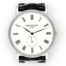 Patek Philippe Calatrava 18k White Gold Roman Dial - 5116G 2