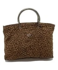 Bottega Veneta — Bottega Veneta Metal Handle Leopard Mini — Handbag — resale