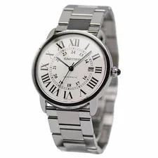 Cartier Ronde Solo XL Automatic S Self Winding Date Silver Dial W6701011 Pol 3