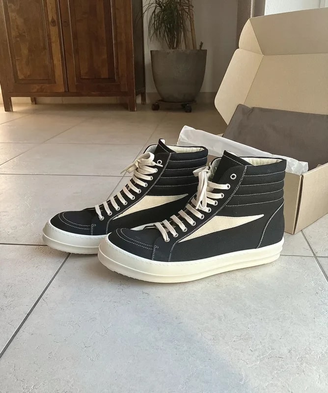 Rick Owens DRKSHDW — Rick Owens Drkshdw: High / Milk — Sneaker — resale
