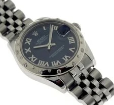 Rolex Datejust 31mm 178344 Purple Blue Dial Jubilee Bracelet Diamond Bezel 3