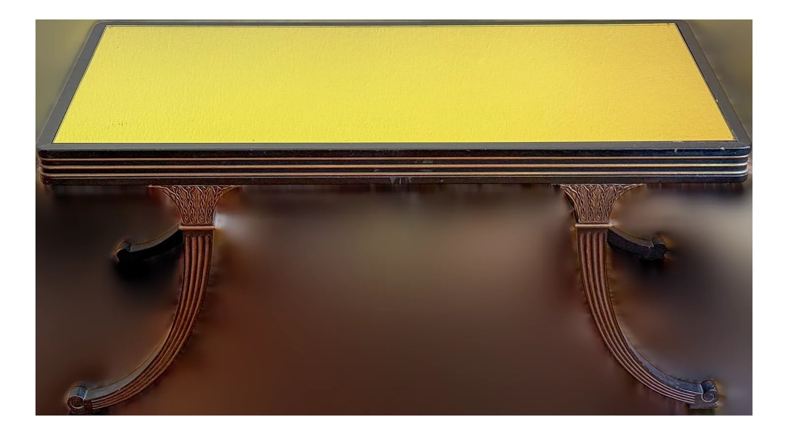 Barnard & Simonds — Early 1900s Parcel-Gilt and Empire With Citron Mirror Top — Furniture — resale