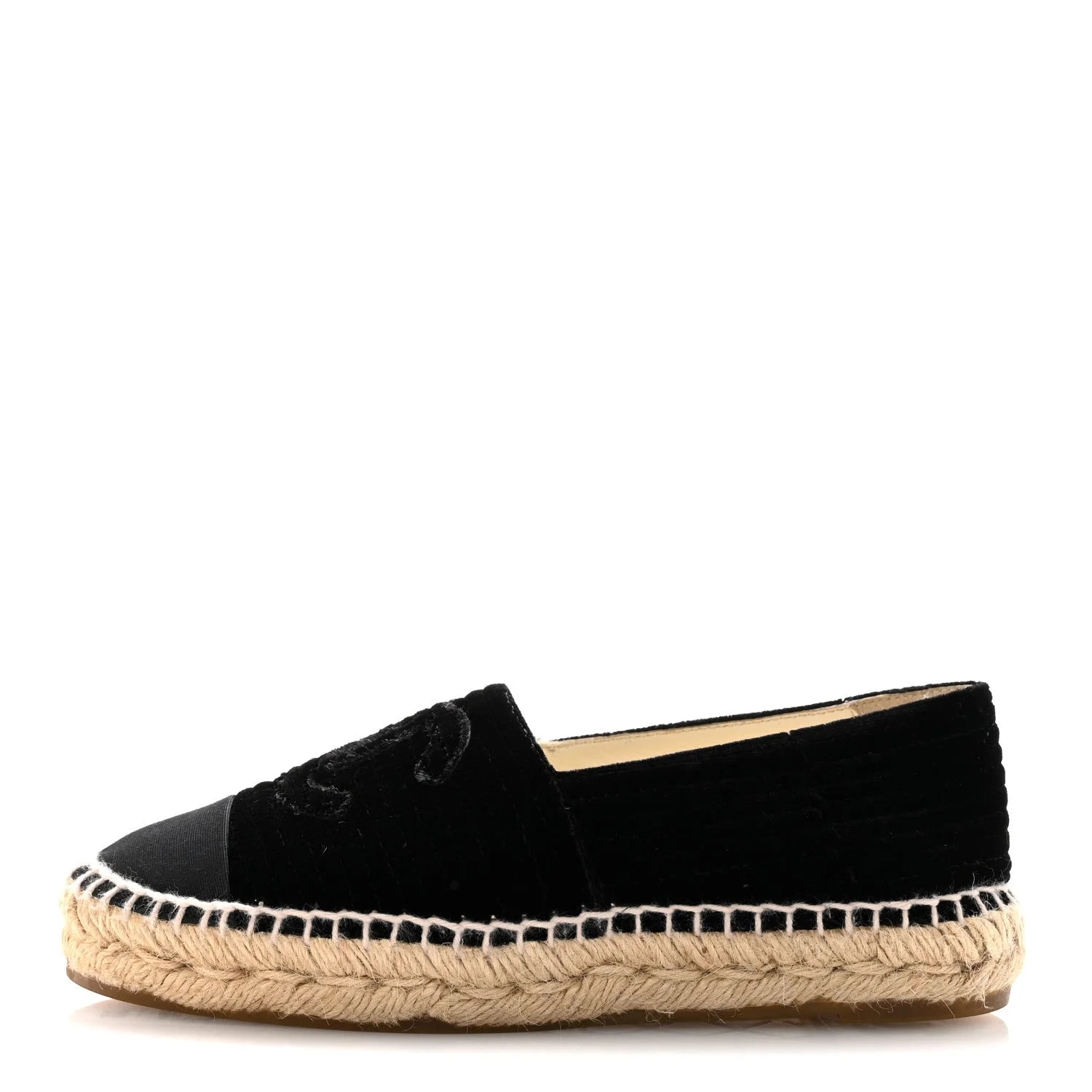 Chanel — Grosgrain CC Espadrilles 35 — Designer Shoe — resale