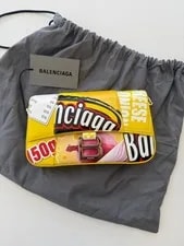 Balenciaga — Balenciaga Hourglass Sling - Chip Print — Handbag — resale