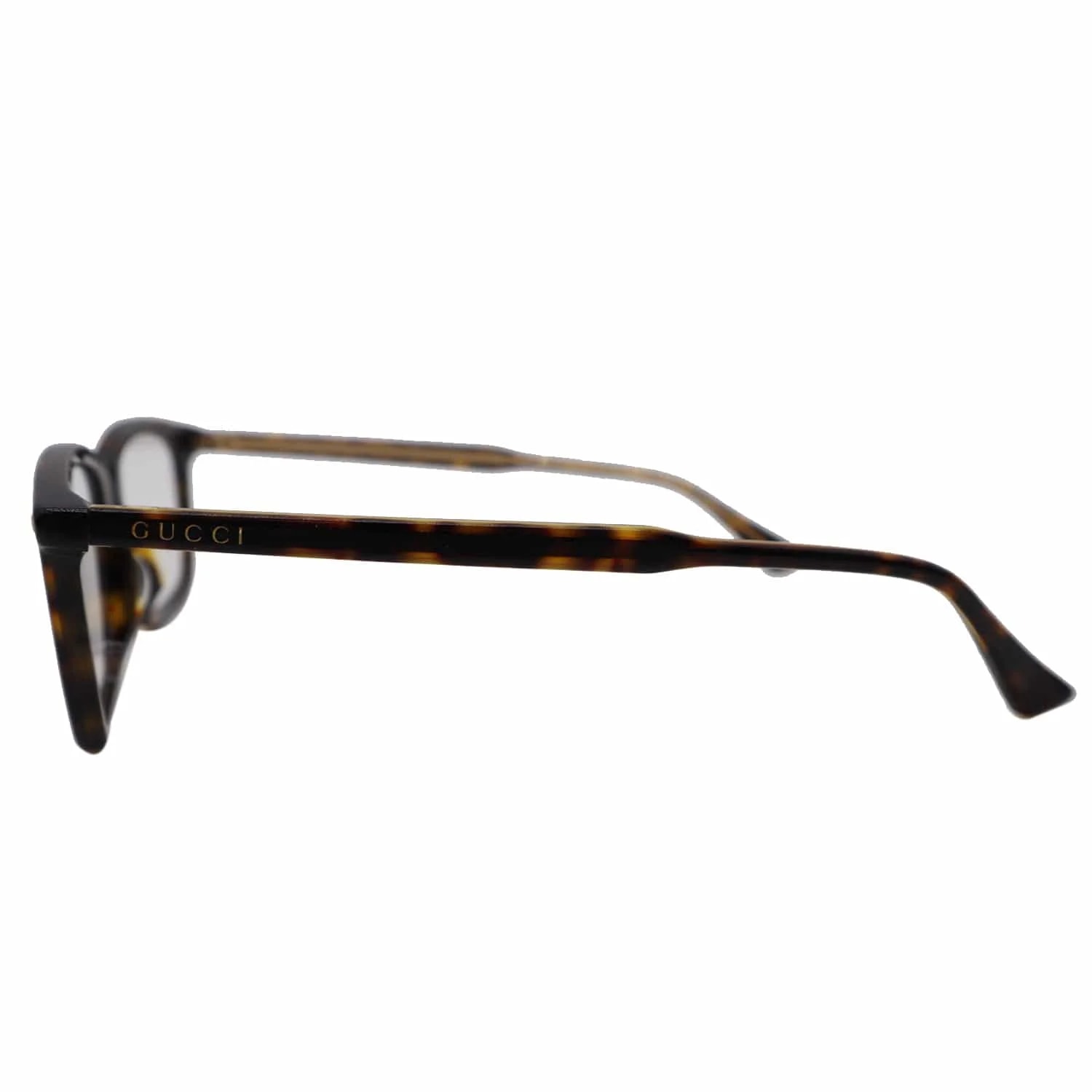 Gucci GG0191OA 002 Havana Eyeglasses Demo Lens 3