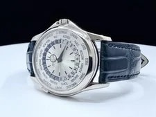 Patek Philippe 5130G World Time Automatic 18k White Gold 39.5mm Box & Papers 2