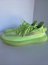 Yeezy Boost 350 V2 GID Glow Neon Shoes ’S 4