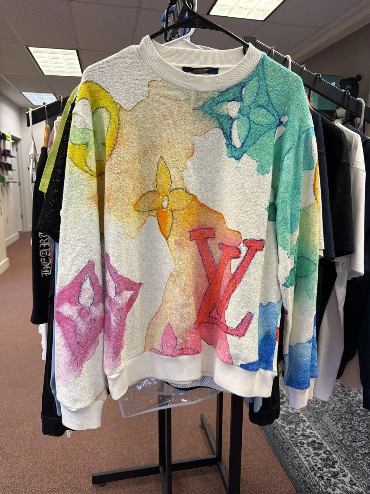 Louis Vuitton — Louis Vuitton Watercolor / Sweater Crewneck — streetwear — resale