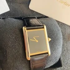 Current Item 2.44 Million Cartier Tan Louis Yg Manual Winding Lm Warranty 3