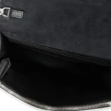 Fendi Vitello Elite & Mink Studded Karlito Chain Wallet 4