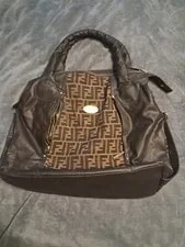 Fendi — Fendi Double Handle Zumba Pattern — Handbag — resale