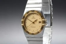 Omega — 1988 Near Omega Constellation 32mm 396.1070 Quartz Gold Dial — Watch — resale