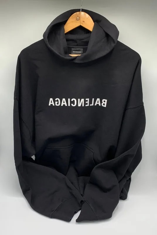 Balenciaga — Balenciaga Reverse Logo Hoodie — streetwear — resale