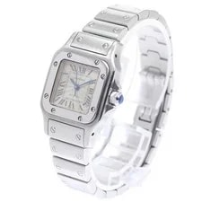 Cartier — Cartier Santos Galbe SM W20062D6 24mm SS Silver Dial Automatic #C3695 — Watch — resale