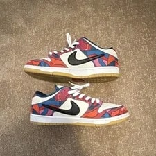 Nike SB Dunk Low Pro "Parra" Fireberry/ -Color Skate Shoes US 13 4