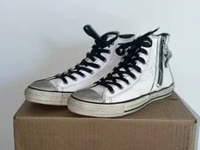 Converse — Converse X John Varvatos Distressed Coated All Star Shoes 9 — Sneaker — resale