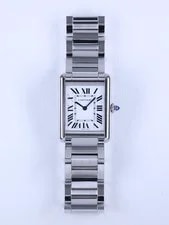 Cartier Tank Must LM WSTA0106 33.7mm Silver Dial New 2