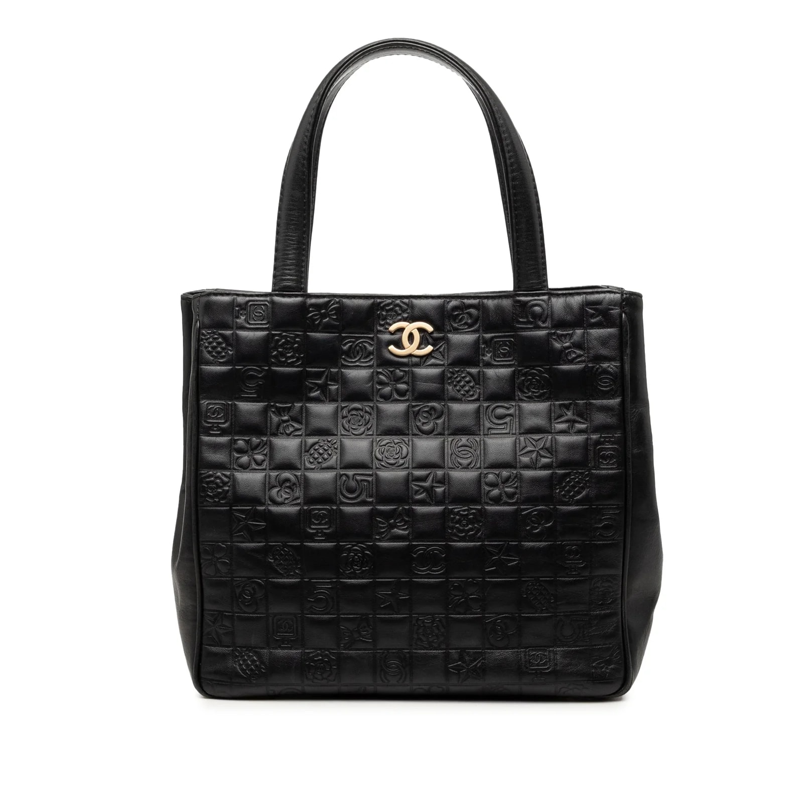 Chanel — CC Embossed Precious Symbols — Handbag — resale