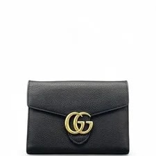 Gucci — Gucci GG Marmont Coin on A Chain Grained (ym070726c3r) — Handbag — resale