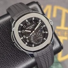 Patek Philippe Aquanaut Travel Time 5164A-001 Stainless Black Dial Rubber B&P 3