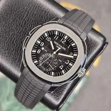 Patek Philippe Aquanaut Travel Time 5164A-001 Stainless Black Dial Rubber B&P 4