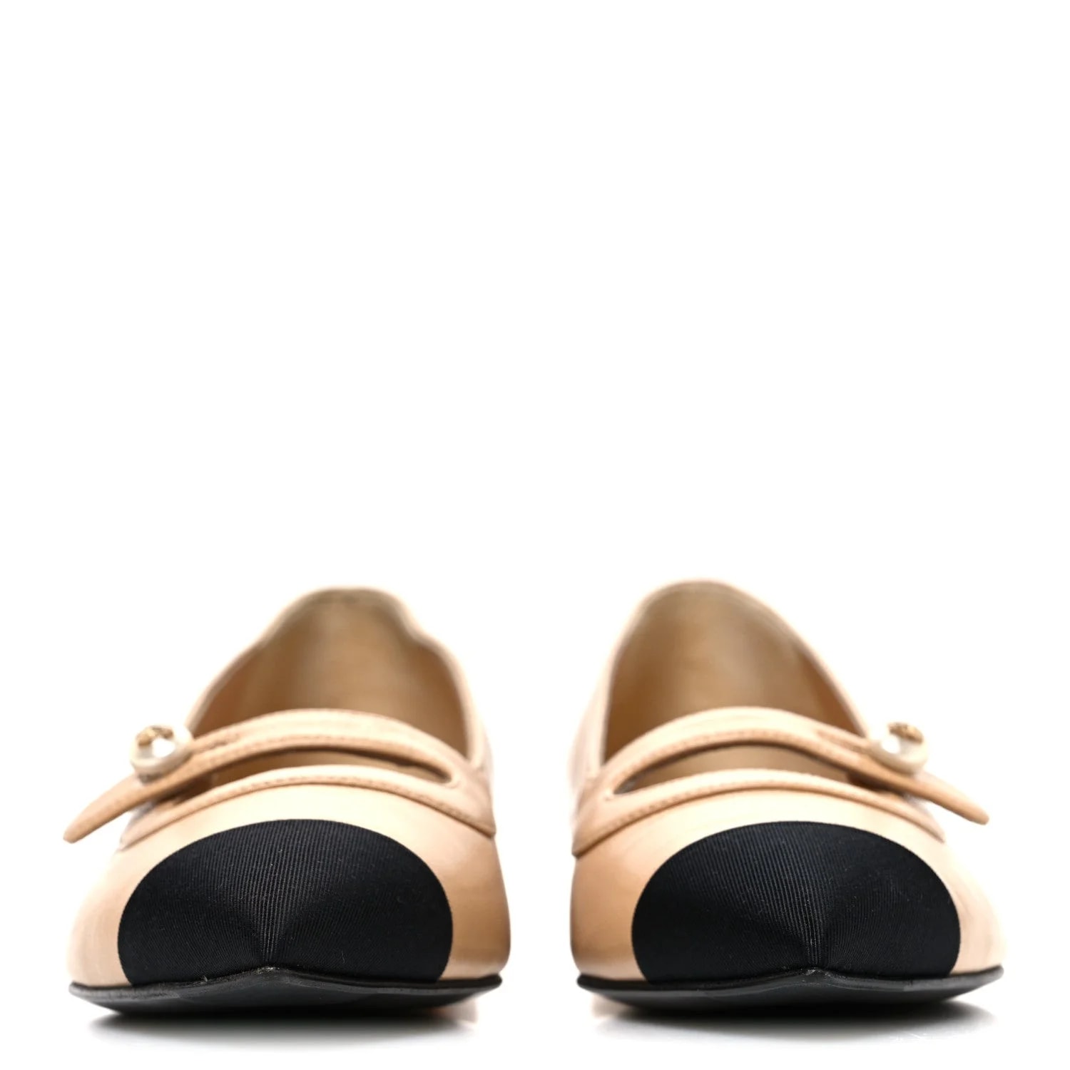Shiny Grosgrain Pointed Toe CC Ballet 36 3