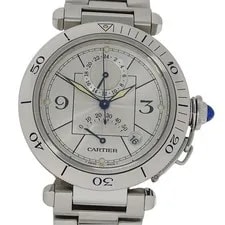 Cartier S Brand Pasha Wari Reserve GMT Date Automatic AT Stain 2