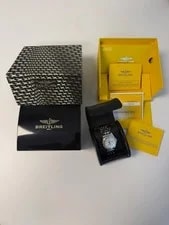 Breitling Galactic Cockpit A49350 Factory Diamond Bezel Mother of Pearl Dial 3