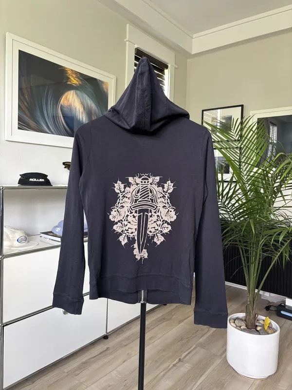 Chrome Hearts — Hearts Thin Dagger ZIP Hoodie — streetwear — resale